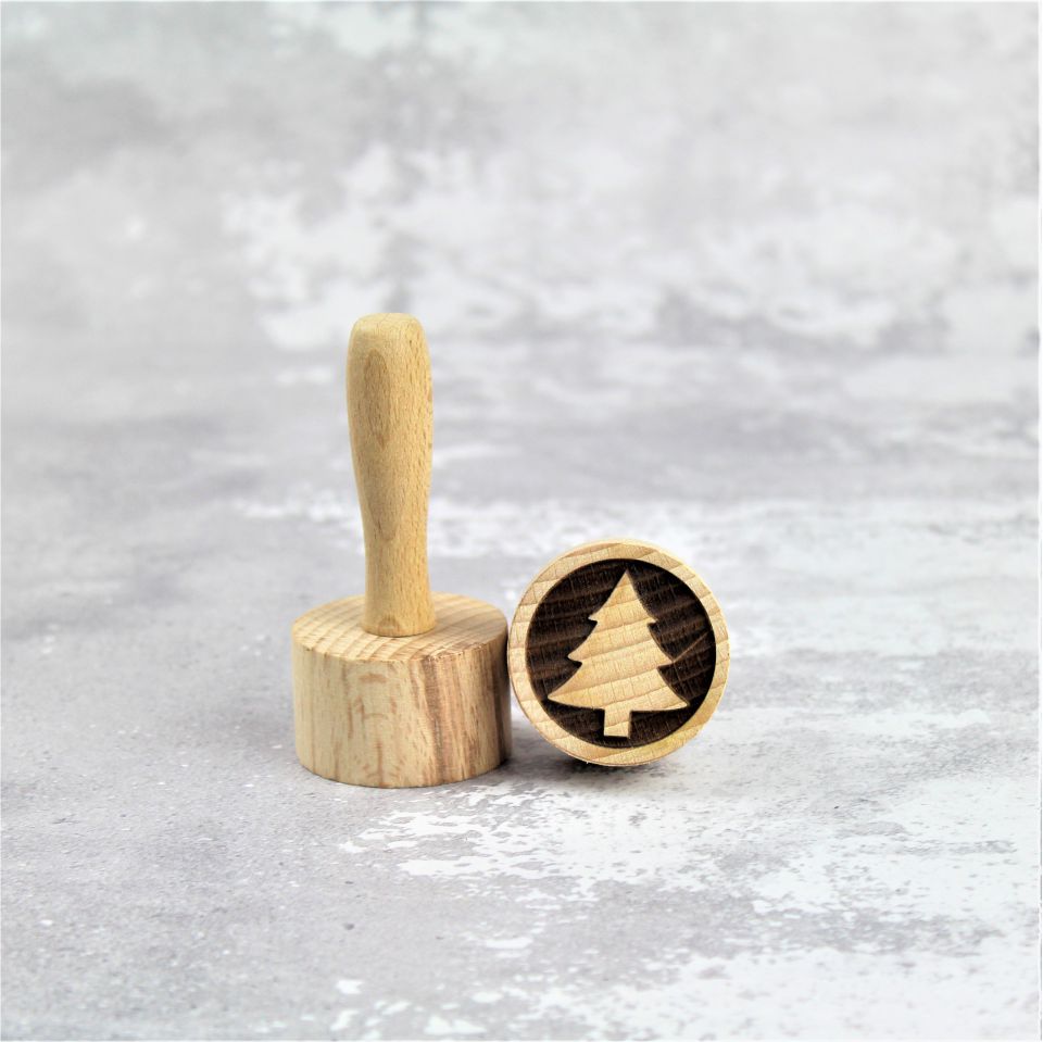 Drewniana pieczątka do ciasteczek