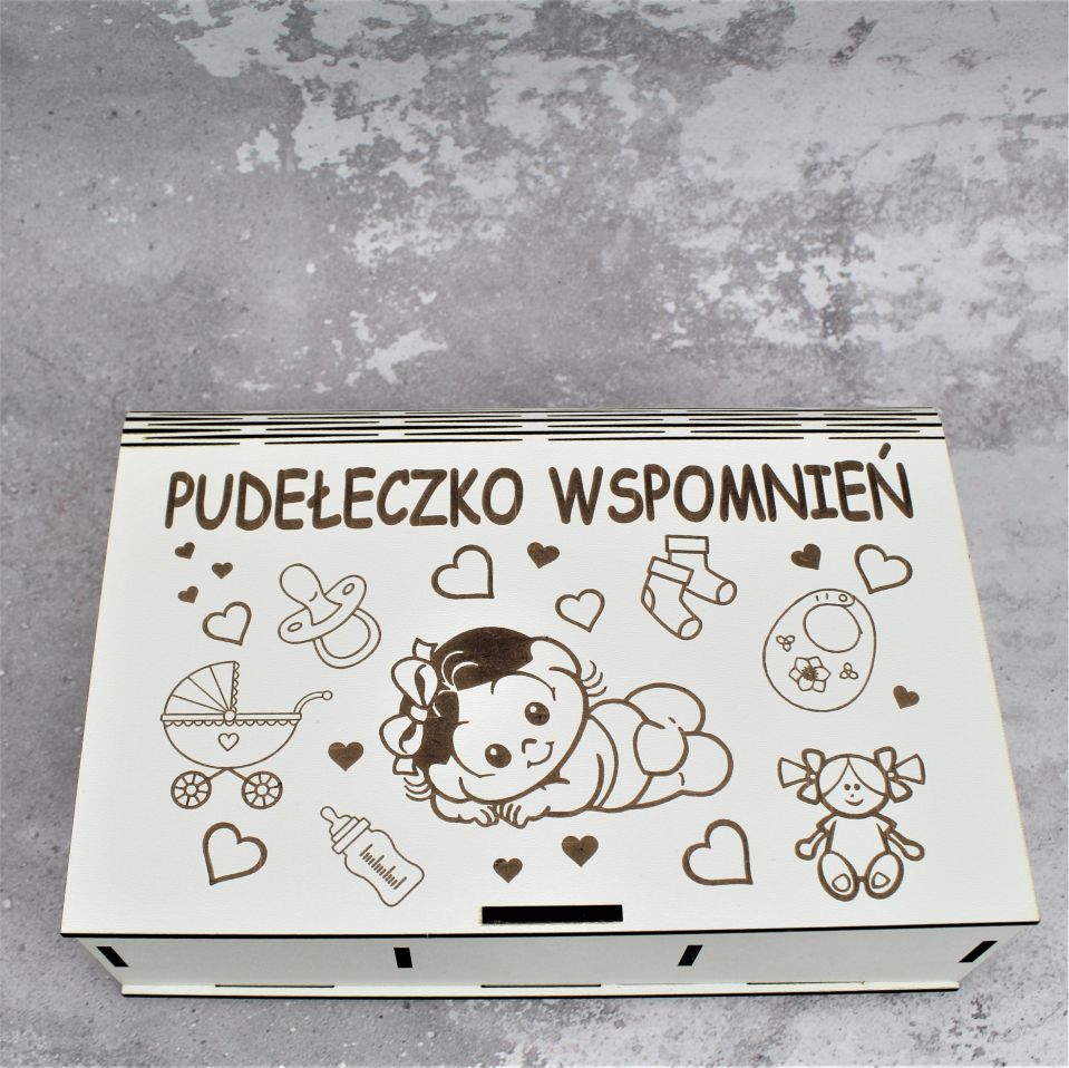 Kasetka z Grawerem - Pudełeczko Wspomnień dla dziewczynki - obrazek 2