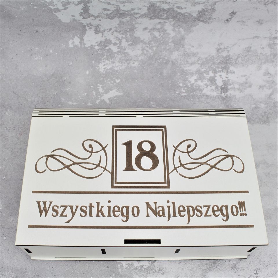 Kasetka z Grawerem na 18 Urodziny - obrazek 3