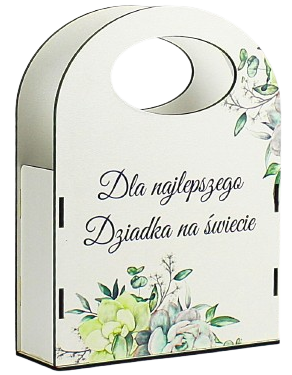 Pudełko Na Ptasie Mleczko Dla Najlepszego Dziadka na Świecie