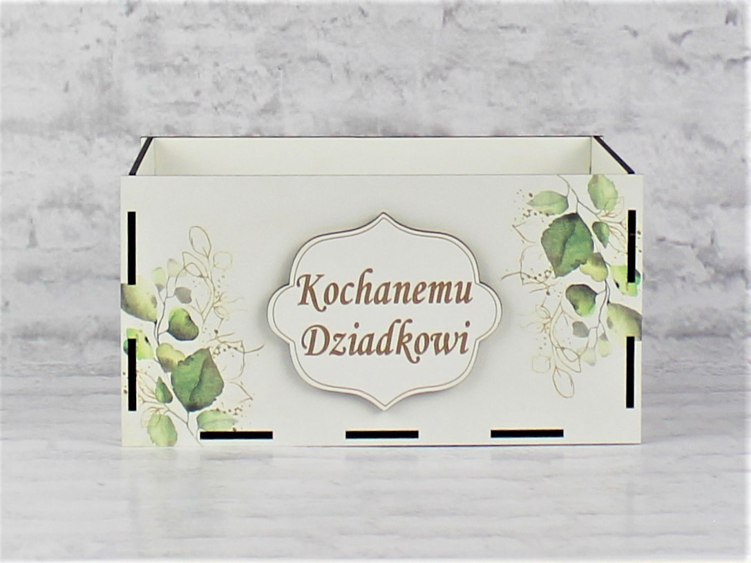 Skrzynka Prezentowa z nadrukiem Dla Dziadka - obrazek 4