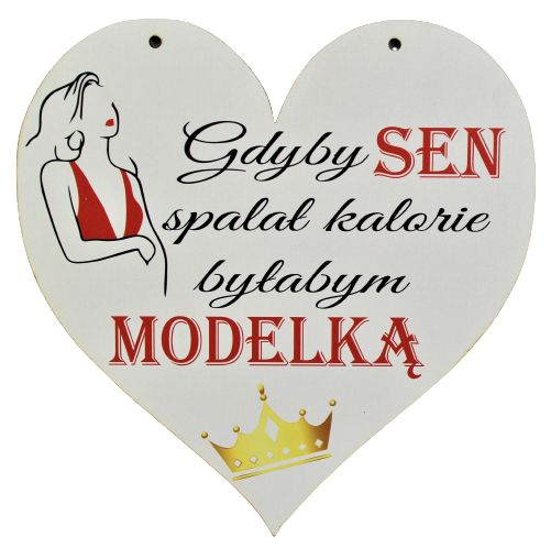 Prezent Dla Kobiety Dekoracyjna Tabliczka Zawieszka SERCE