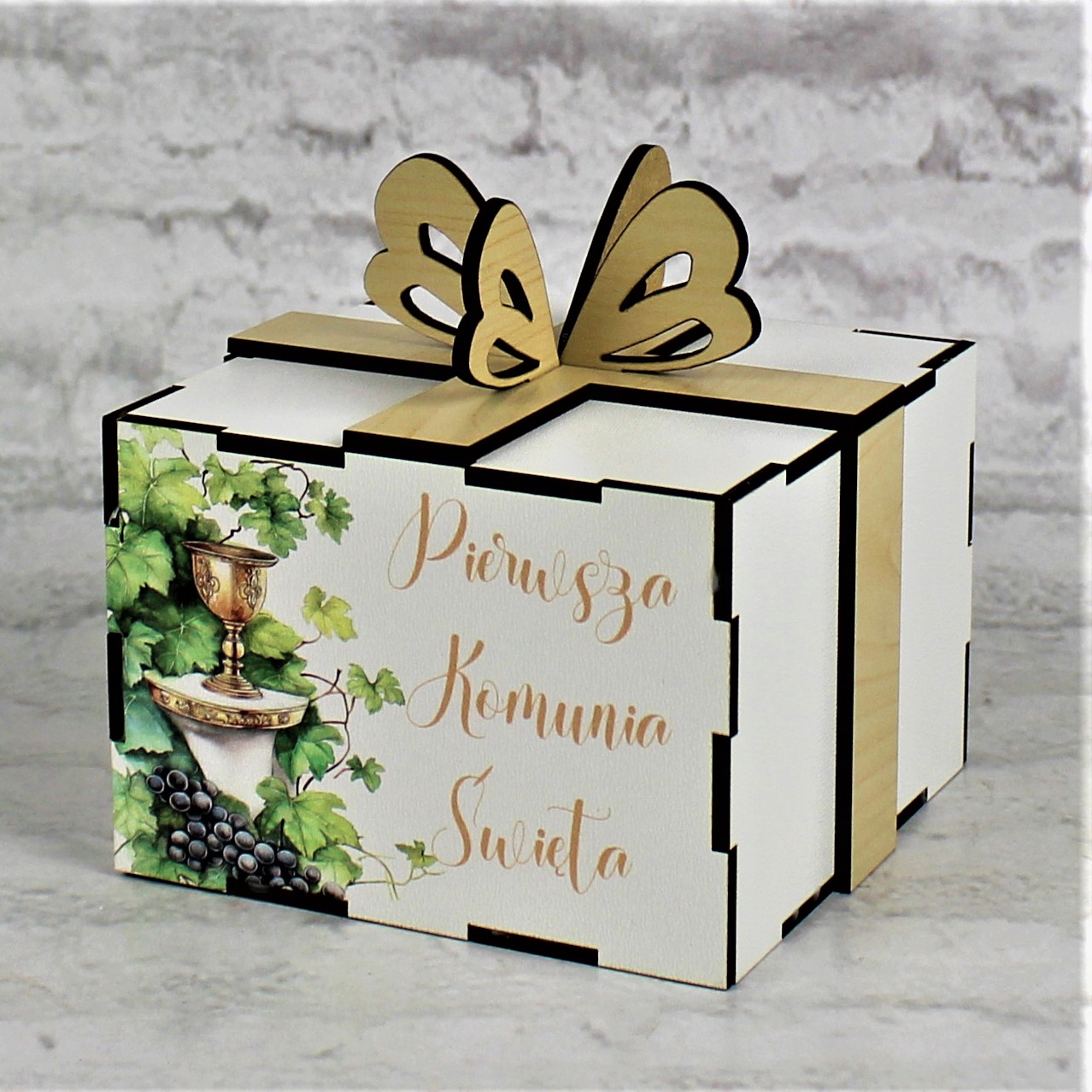 Eleganckie Pudełko Prezentowe Pierwsza Komunia Święta - obrazek 2